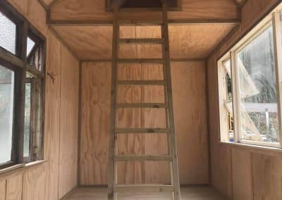 Indiana cabin insulated and lined